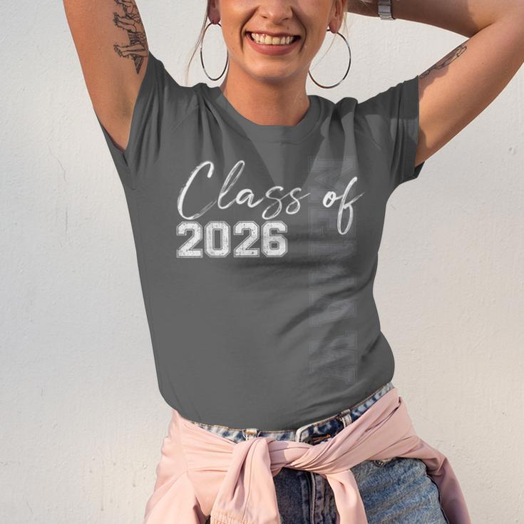 Proud Memaw Of A Class Of 2026 Graduate Senior 26 Graduation Unisex Jersey T-Shirt