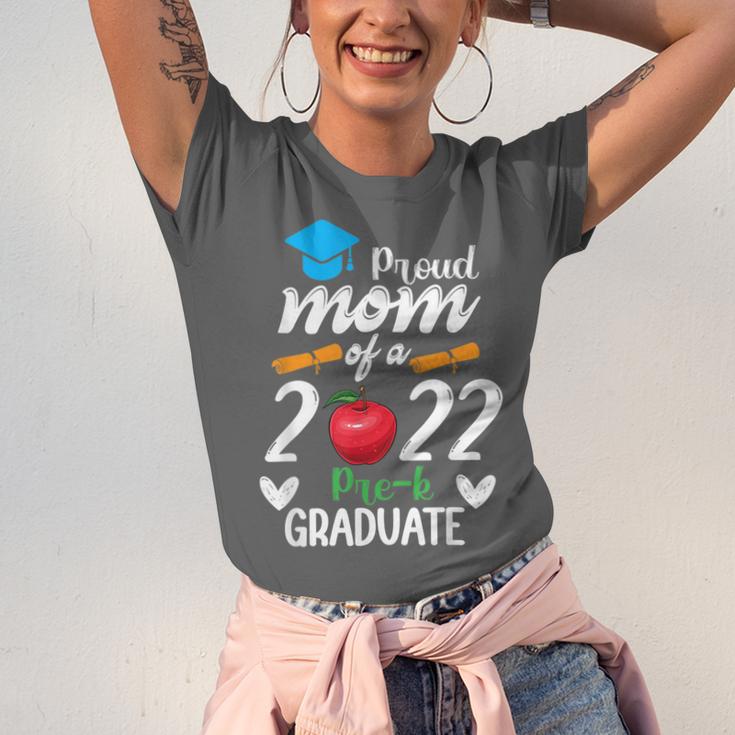 Proud Mom Of 2022 Pre K Graduate Graduation Unisex Jersey T-Shirt