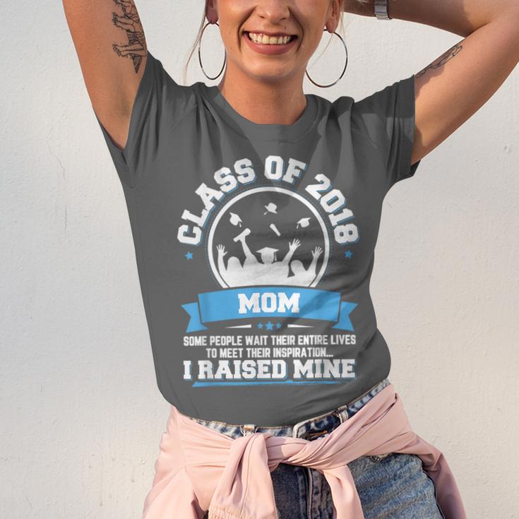 Proud Mom Of A Class Of 2018 Graduate TShirt Graduation Unisex Jersey T-Shirt