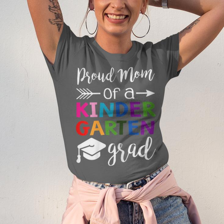 Proud Mom Of A Kindergarten Grad Shirt Graduation Unisex Jersey T-Shirt