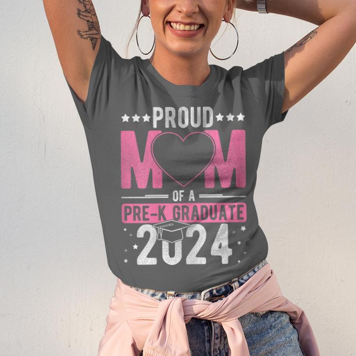 PROUD MUM OF A Pre-K GRAD 2024 Pre-K Graduation 2024 Mom Unisex Jersey T-Shirt