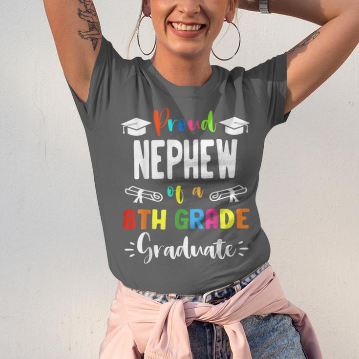 Proud NEPHEW Of A 8th Grade Graduate Graduation 2024 Class Unisex Jersey T-Shirt