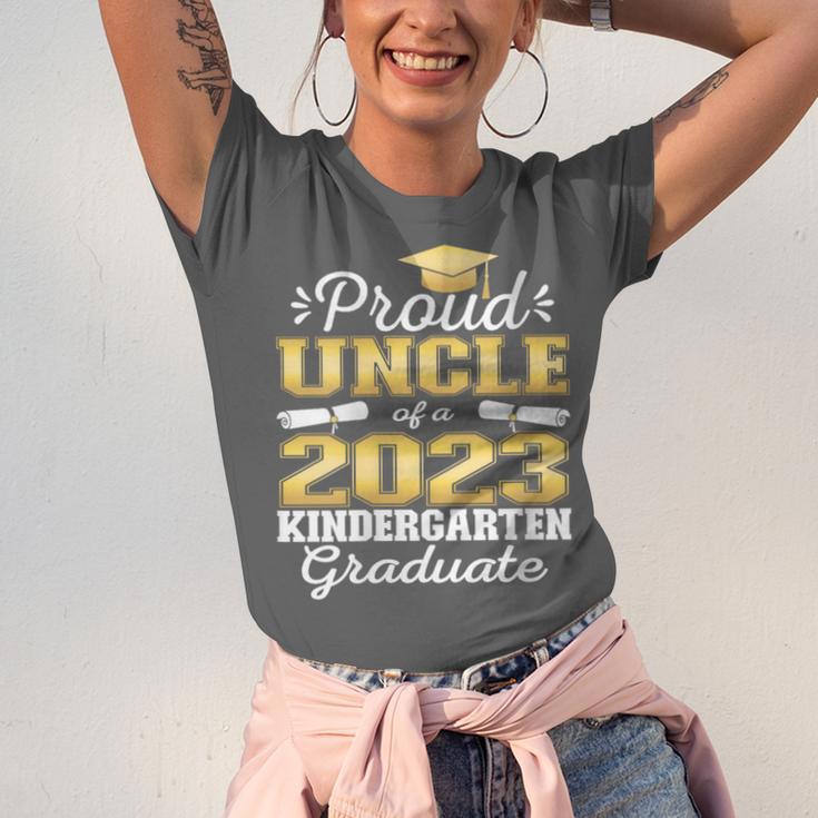 Proud Uncle Of Kindergarten Graduate 2023 Graduation Uncle Unisex Jersey T-Shirt