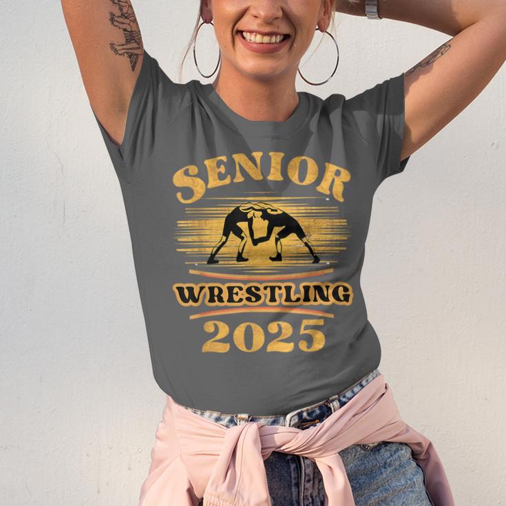 Proud Wrestler Graduation Apparel For Supporters And Seniors Unisex Jersey T-Shirt