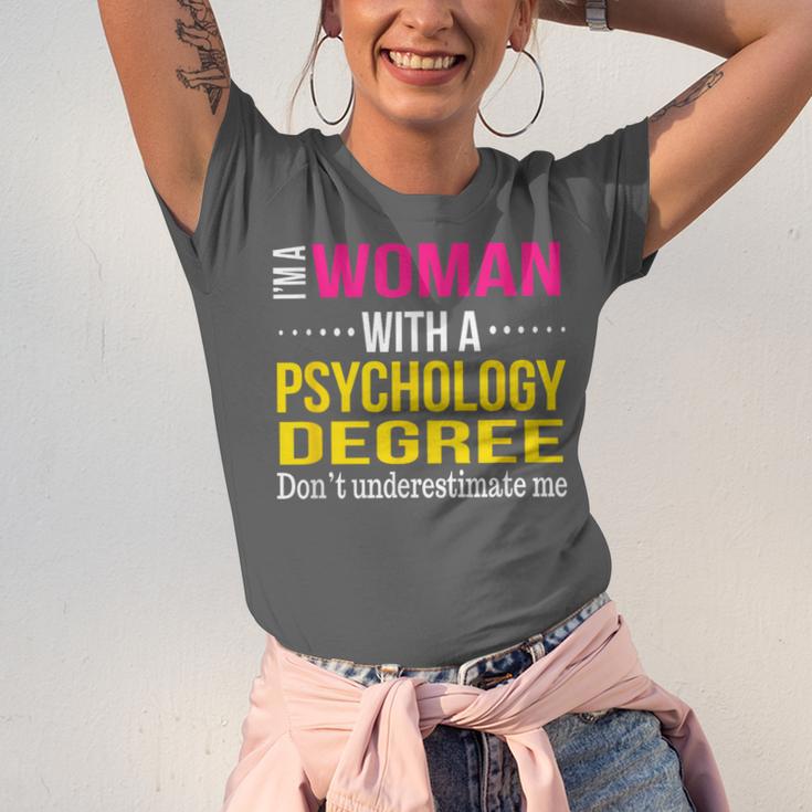 Psychology Degree Major Graduation 2024 Psychologist PsyD Unisex Jersey T-Shirt