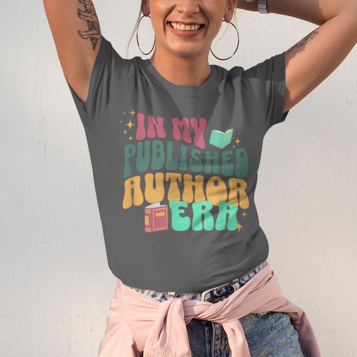 In My Published Author Era Cute Book Lover Writer Retro Tee Unisex Jersey T-Shirt