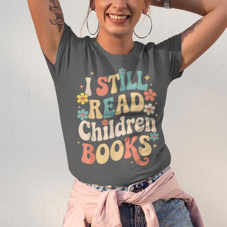I Still Read Children Books Women Men Kids Books Lovers Unisex Jersey T-Shirt I Still Read Children Books Women Men Kids Books Lovers Unisex Jersey T-Shirt