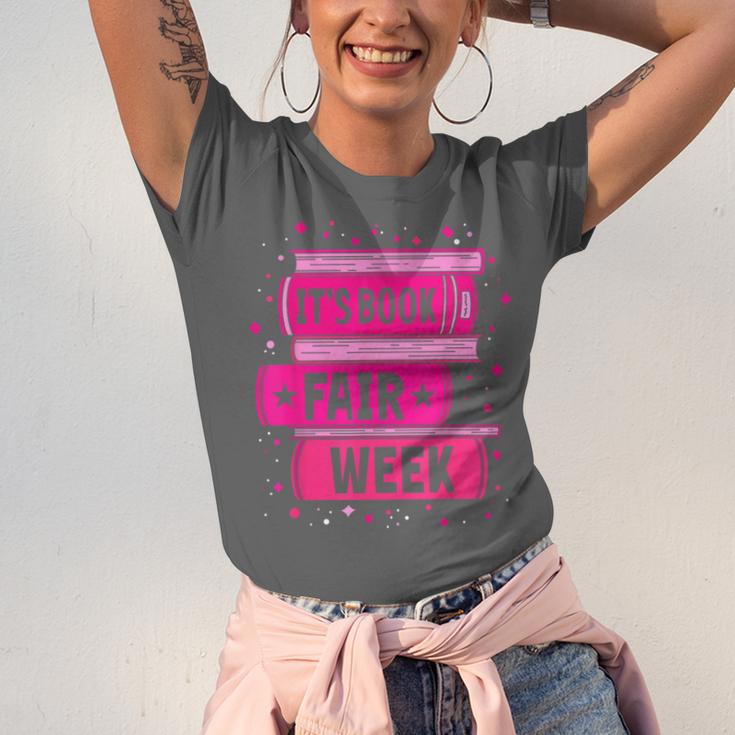 Reading Books Its Book Fair Week Unisex Jersey T-Shirt Reading Books Its Book Fair Week Unisex Jersey T-Shirt