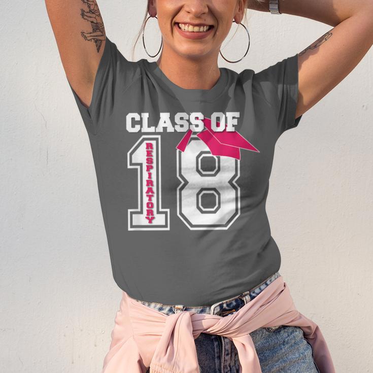 Respiratory Therapist Graduation Class Of 2018 Women RT Unisex Jersey T-Shirt