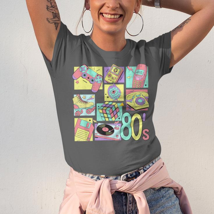 Retro 80s Nostalgia 1980s Throwback Party Costume Unisex Jersey T-Shirt