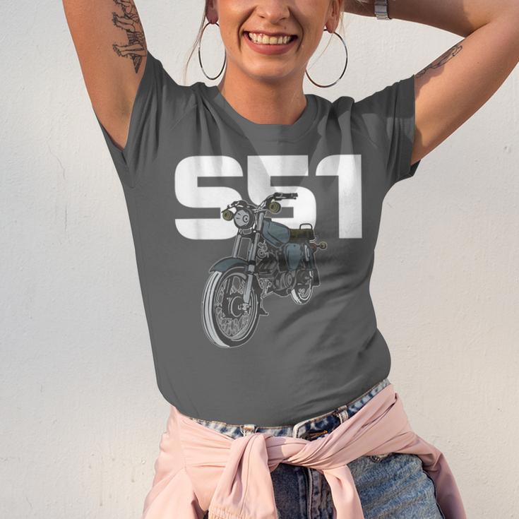 Retro Simme Moped Nostalgia Eastern Block Schwalbe Driver DDR Unisex Jersey T-Shirt