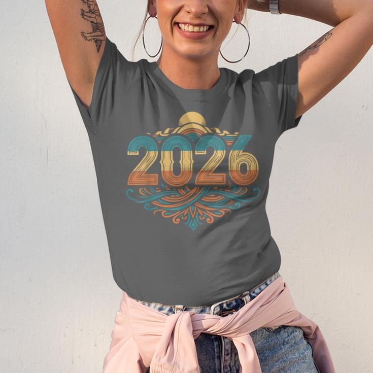 Retro Vintage Style 2026 Nostalgia Sunset Family Reunion Unisex Jersey T-Shirt