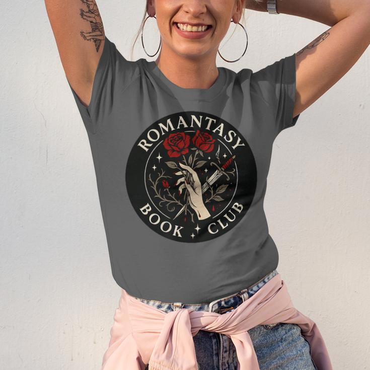Romantasy Book Club Enthusiast Unisex Jersey T-Shirt Romantasy Book Club Enthusiast Unisex Jersey T-Shirt