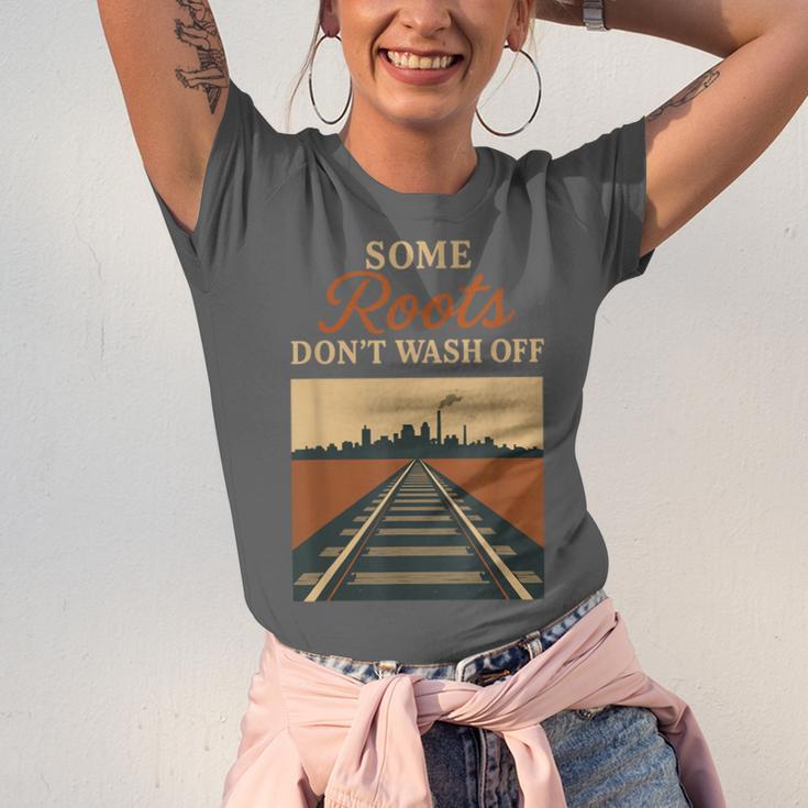 Rust Belt Midwest Nostalgia Steel Town Working Class Pride Unisex Jersey T-Shirt