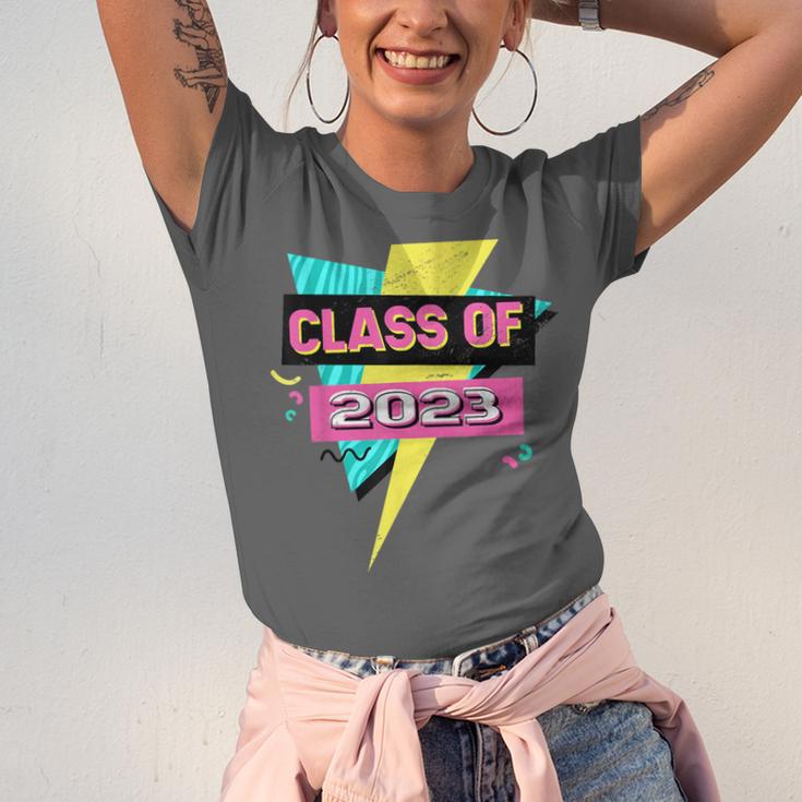 Senior 2023 Graduation Class Of 2023 Retro 90's Graduation Unisex Jersey T-Shirt