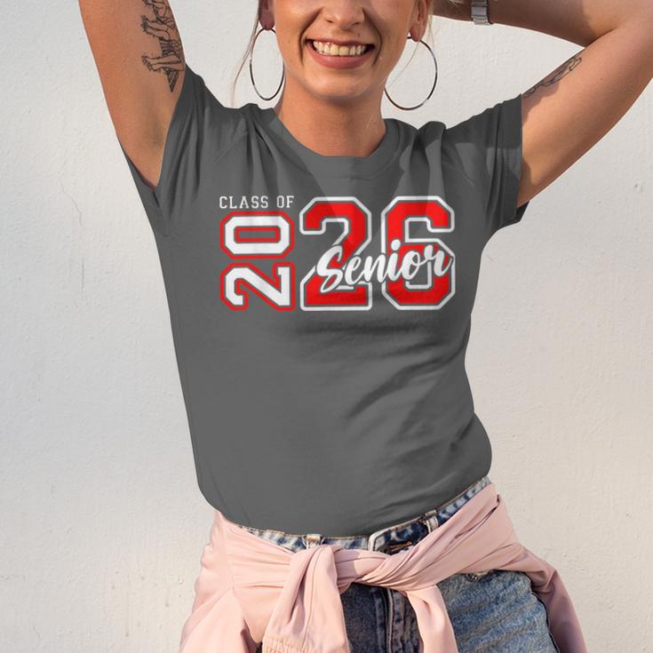 Senior Class Of 2026 Graduation Back To School Senior 26 Unisex Jersey T-Shirt