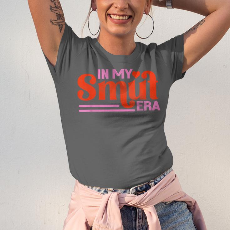 In My Smut Era Shirt Romance Novel Reader Book Reading Unisex Jersey T-Shirt
