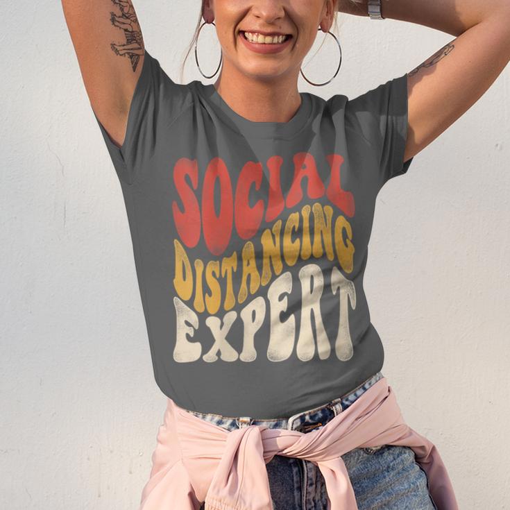 Social Distancing Expert Introvert Unisex Jersey T-Shirt