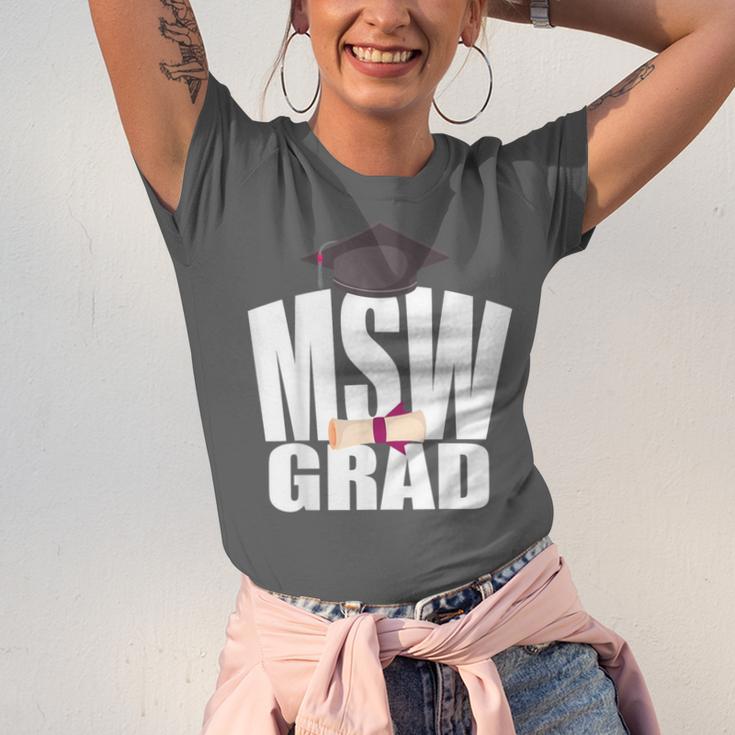 Social Work MSW Graduation Masters Degree Worker 2020 Unisex Jersey T-Shirt