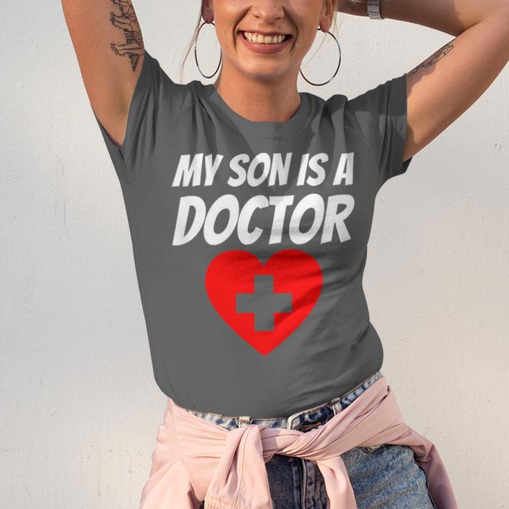 My Son Is A Doctor Shirt Proud Parents Graduation Unisex Jersey T-Shirt