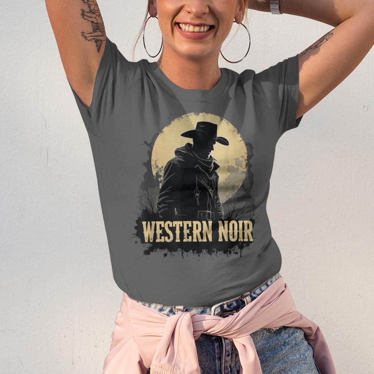Spaghetti Western Cowboy Culture Classic Western Nostalgia Unisex Jersey T-Shirt Spaghetti Western Cowboy Culture Classic Western Nostalgia Unisex Jersey T-Shirt