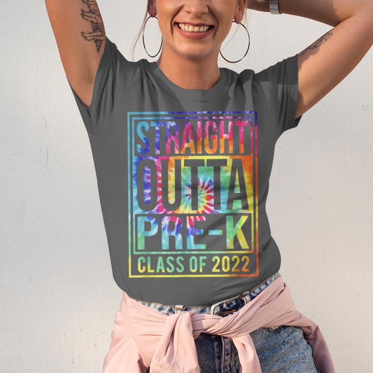 Straight Outta Pre-K Class Of 2022 Preschool Graduation Unisex Jersey T-Shirt