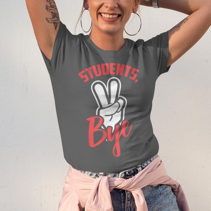 Students Bye Shirt Last Day Of School Graduation 2019 Unisex Jersey T-Shirt