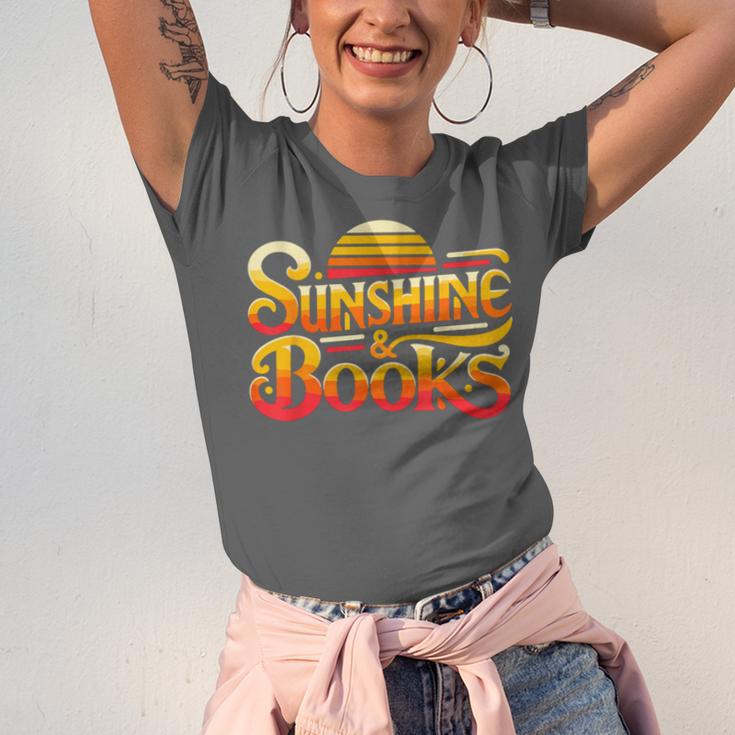 Sunshine & Books For Bookworm Summer Reading Unisex Jersey T-Shirt