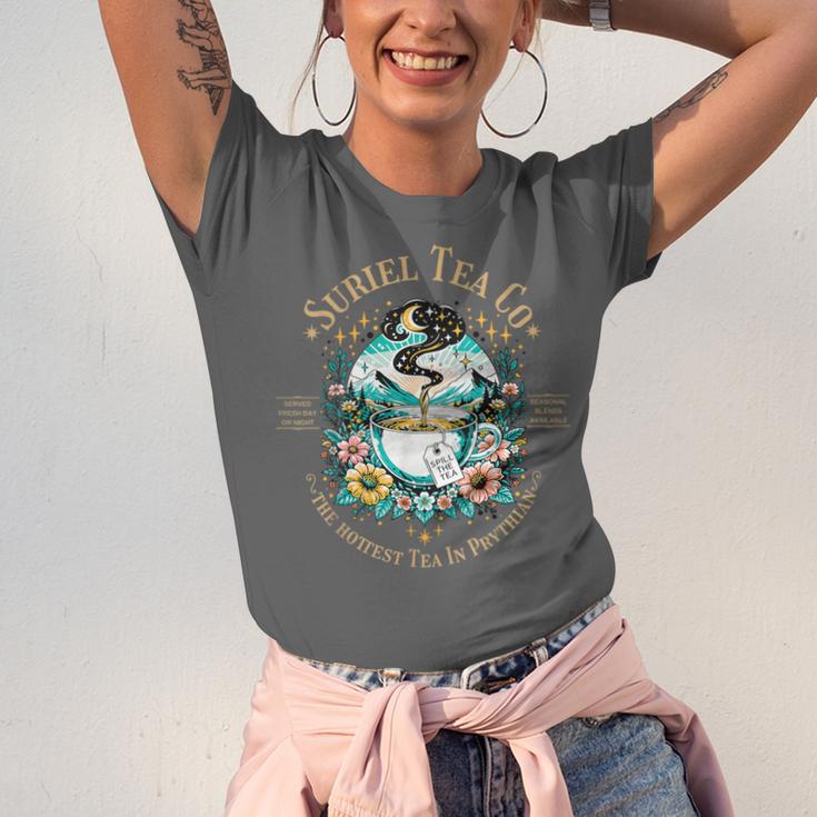 Suriel Tea Spicy Fantasy Romantasy Readers Booktok Bookish Unisex Jersey T-Shirt
