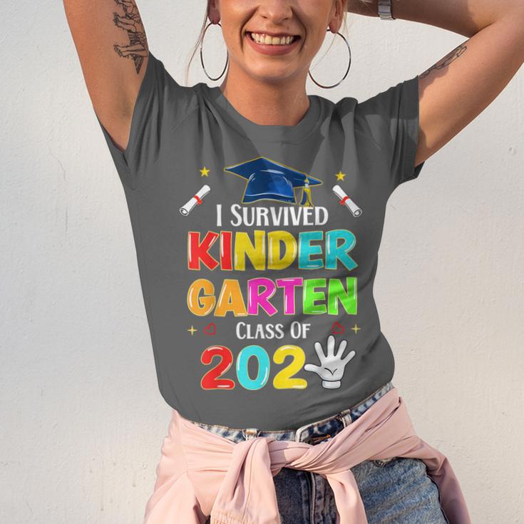 I Survived Kindergarten Graduation 2025 Graduate Boys Girls Unisex Jersey T-Shirt