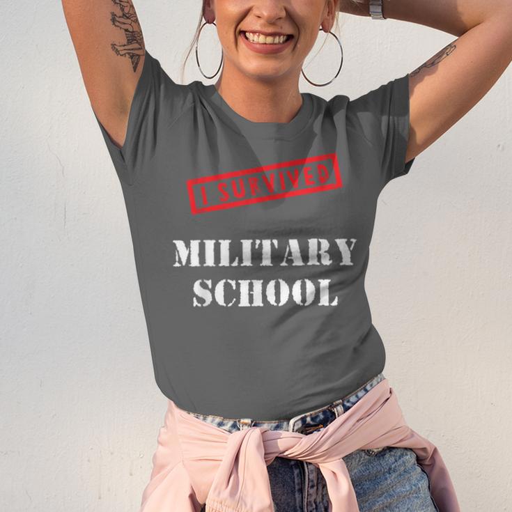 I Survived Military School Graduation Straight Outta Unisex Jersey T-Shirt