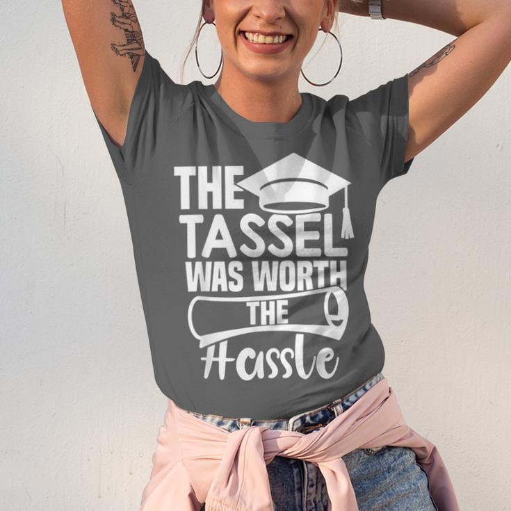 The Tassel Was Worth The Hassle Graduation Class Unisex Jersey T-Shirt