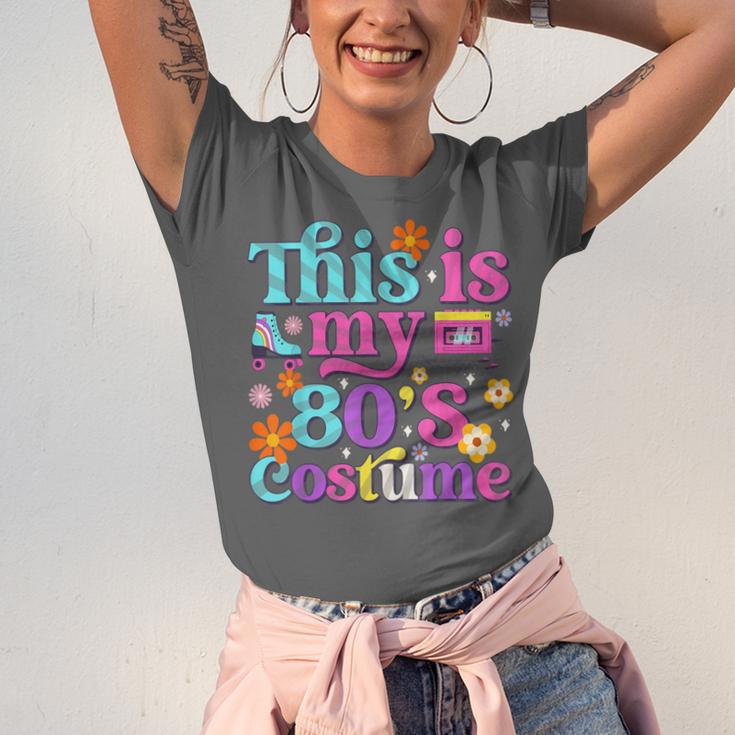 Vintage 80s Costume Nostalgia 1980s Fashion Cute Girls Women Unisex Jersey T-Shirt