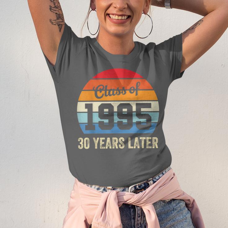 Vintage Class Of 1995 30 Years Later Reunion 30th Graduation Unisex Jersey T-Shirt