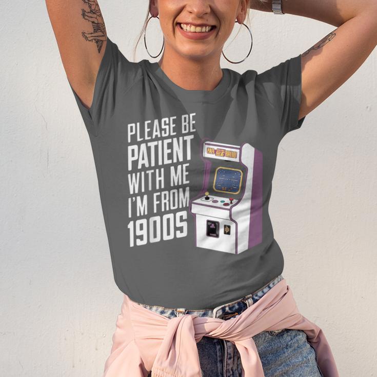 Vintage Gaming Please Be Patient With Me I'm From The 1900s Unisex Jersey T-Shirt