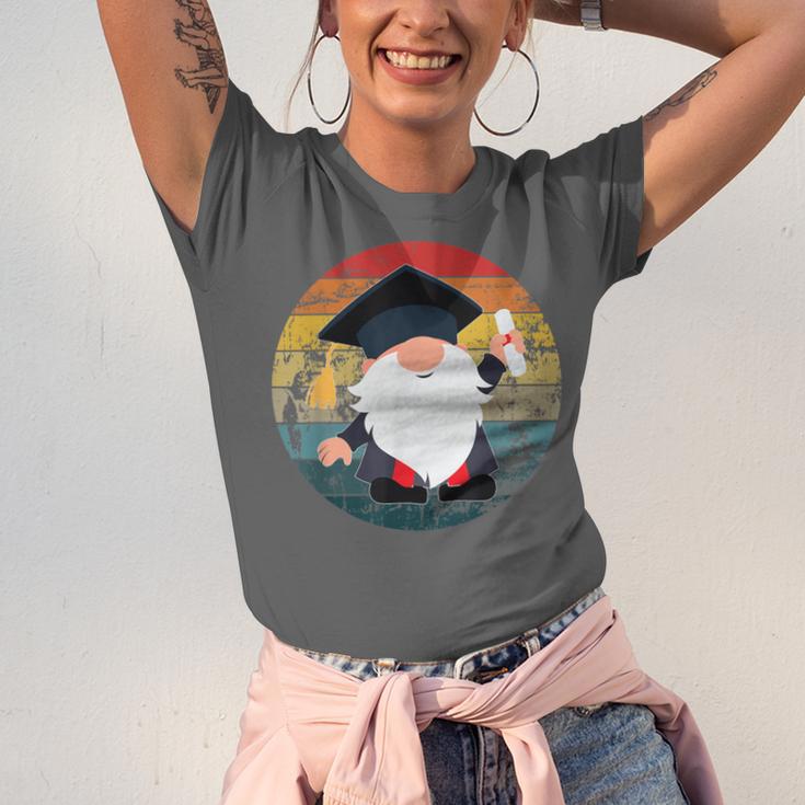 Vintage Graduation Gnome Unisex Jersey T-Shirt