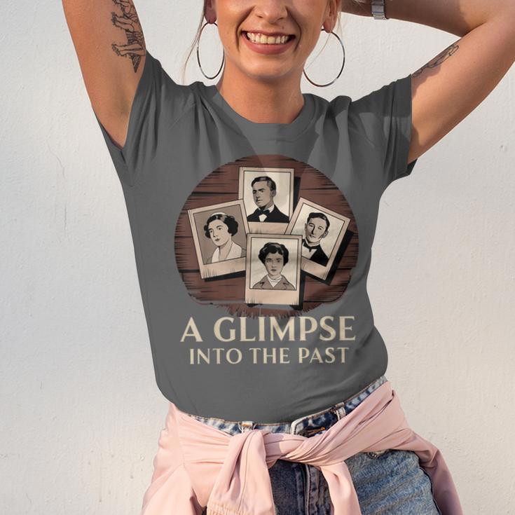 Vintage Portrait Photography Memory Nostalgia Vibe Unisex Jersey T-Shirt