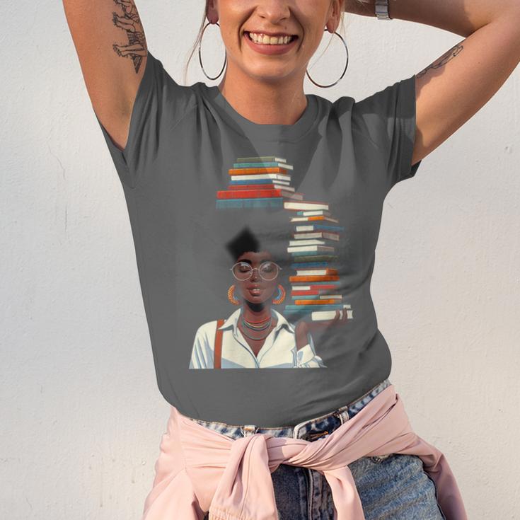 Women's Education Is Freedom Teacher Books Black History Month Unisex Jersey T-Shirt