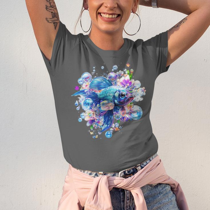Women's Frutiger Aero Y2K Fish Unisex Jersey T-Shirt Women's Frutiger Aero Y2K Fish Unisex Jersey T-Shirt