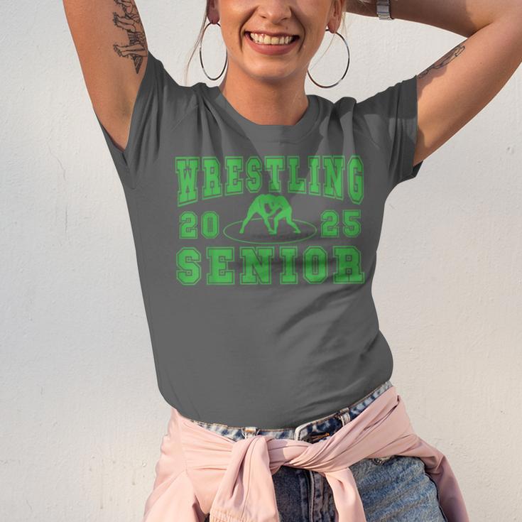 Wrestling Senior Night Wrestling Senior 2025 Graduation 32 Unisex Jersey T-Shirt