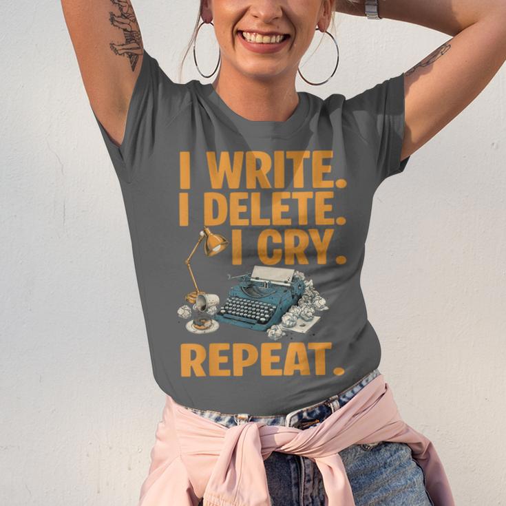 I Write Book Writer Author Book Writing Novelist Unisex Jersey T-Shirt I Write Book Writer Author Book Writing Novelist Unisex Jersey T-Shirt
