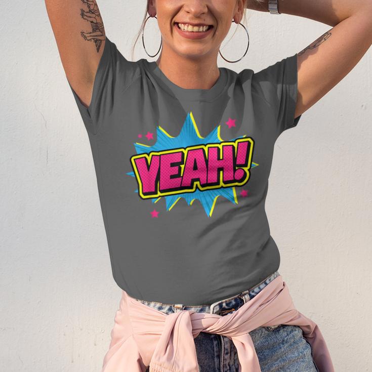 Yeah Comic Comic Book Graphic Unisex Jersey T-Shirt Yeah Comic Comic Book Graphic Unisex Jersey T-Shirt