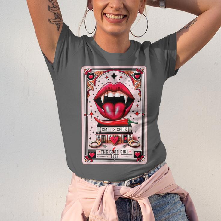 Yes Sir The Good-Girl The Good-Girl Tarot Card Smut Book Unisex Jersey T-Shirt