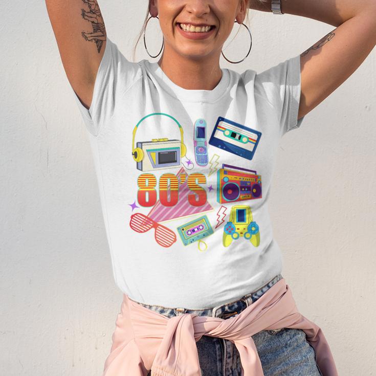 80's Vintage Cassette Tape Nostalgia Mixtape Era 1980s Retro Premium Tri-Blend Unisex Jersey T-Shirt