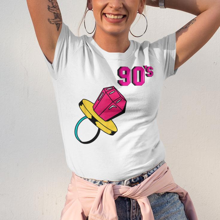 90’s Ring Retro Nostalgia Colorful Throwback Unisex Jersey T-Shirt