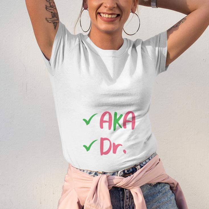 AKA Doctor Medical Worker Appreciation Graduation Unisex Jersey T-Shirt