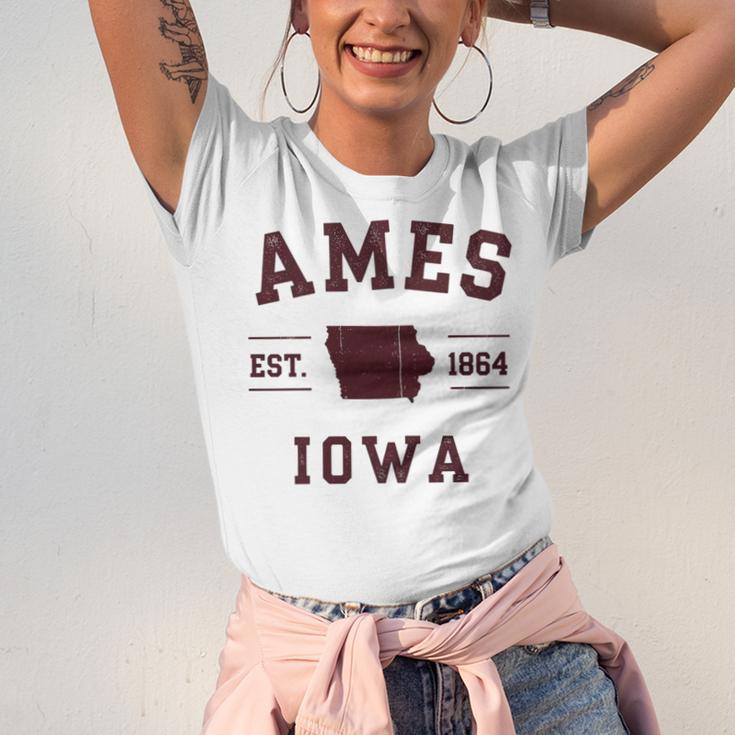 Ames Iowa Est 1864 Nostalgia Premium Tri-Blend Unisex Jersey T-Shirt