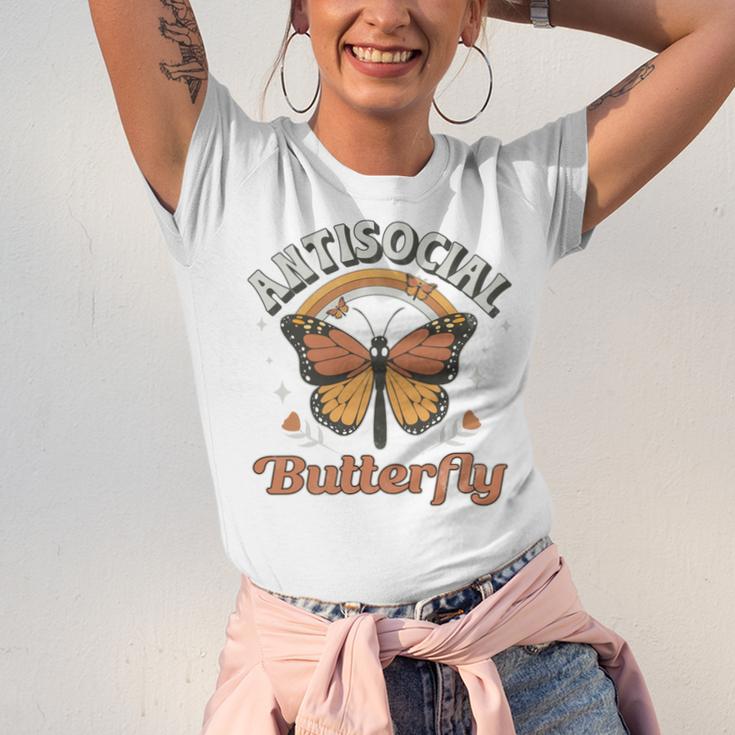 Antisocial Butterfly Tee For Introvert Men Women Girls Unisex Jersey T-Shirt Antisocial Butterfly Tee For Introvert Men Women Girls Unisex Jersey T-Shirt