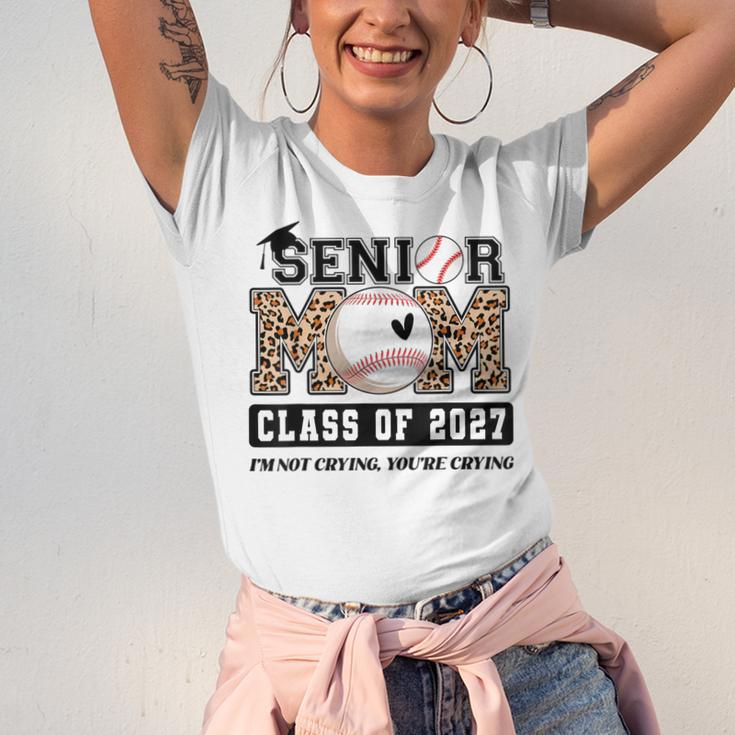 Baseball Senior Class Of 2027 Senior 2027 Graduation Women Unisex Jersey T-Shirt