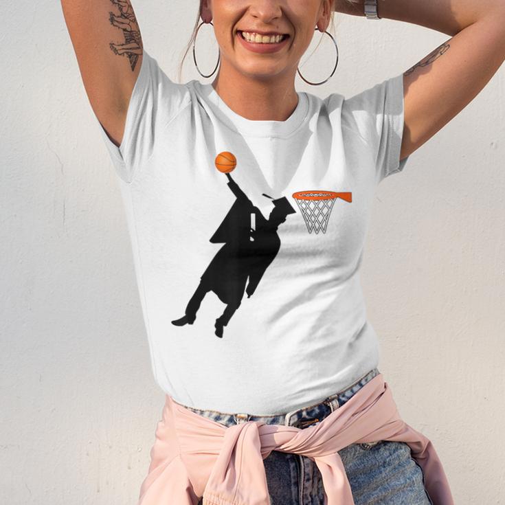 Basketball Slam Dunk Elementary Graduation 2025 6th Grade Unisex Jersey T-Shirt